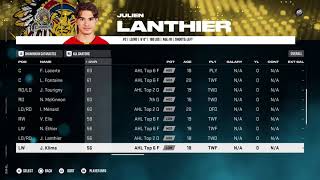 NHL 25 Shawinigan Cataractes Overall Player Ratings [upl. by Nylia]