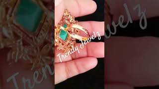 Sea green ring shorts viralshorts viralvideo jewellery trending [upl. by Betti]