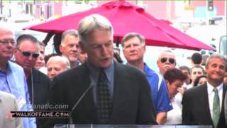 NCIS Mark Harmon Hollywood Walk Of Fame STAR Video [upl. by Mendive]