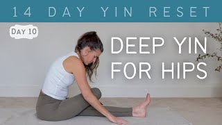 35 Minute Deep Yin for Hips  Intermediate Yoga Without Props  Devi Daly Yoga [upl. by Atirys328]