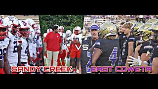 Exclusive Match Up Between East Coweta High School vs Sandy Creek High School Full Game Highlights [upl. by Kapeed946]