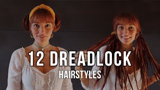 Dreadlock Inspiration  12 Hairstyles with Dreadlocks  Wanderdreads [upl. by Flavio]