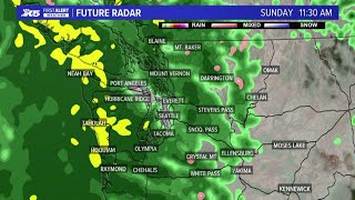 Unseasonably strong rain system hits western Washington this weekend  Extended forecast [upl. by Ocihc]