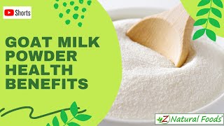 Goat milk powder health benefits shorts [upl. by Anorahs]