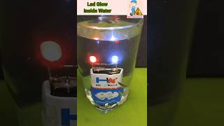 Electricity Through Water Experiment  Water vs Battery electrical dcproject [upl. by Arteid]