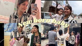 Humare ghar ayya ek nhana sa mehman❤️humari family complete ho gyi😍 vlog newbornbaby viral [upl. by Nomde]