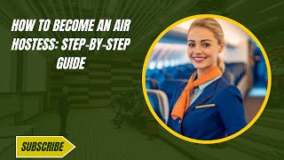 How to Become an Air Hostess Step by Stepairhostess airhostes training [upl. by Nauqit]