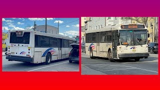 NJ Transit 10 BAYONNE JFK BLVD VIA PAMRAPO AVENUE NABI 41615 5736 [upl. by Nive]