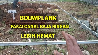 BOUWPLANK BANGUN RUMAH DARI NOLpersiapan material dan galian tanah dulu [upl. by Bradstreet]