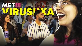 How I met VIRAT KOHLI and ANUSHKA SHARMA   I cant believe this🤩 Anshika Gupta [upl. by Nelg207]