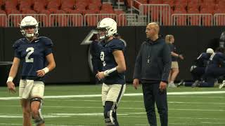 RGTV Penn State practice ChickfilA Peach Bowl 12262023 [upl. by Lecram930]