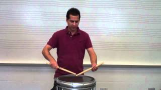 Marching Snare Drum Posture [upl. by Averil271]