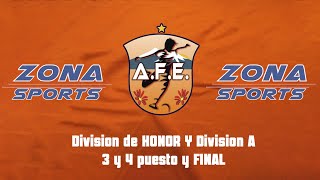 FUTSAL AFE  DIV A y DIV HONOR  3 y 4 puesto y Finales [upl. by Serra]