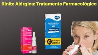 Rinite Alérgica Tratamento Farmacológico [upl. by Annawit]