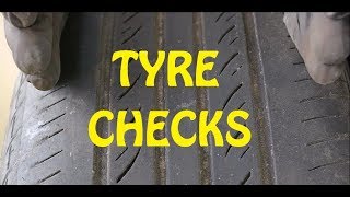 Vehicle Maintenance 101  TYRE CHECKS [upl. by Rambort]