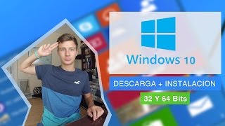 Descargar e Instalar Windows 10  32 y 64 Bits  Original amp Tutorial en Español [upl. by Mayor]