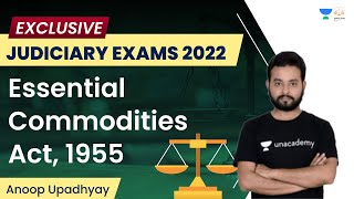 Essential Commodities Act 1955  Judiciary Exams 2022  Anoop Upadhyay  Linking Laws [upl. by Arther270]