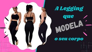 Calça Legging Modeladora  Fasciniun Fitness [upl. by Plank]