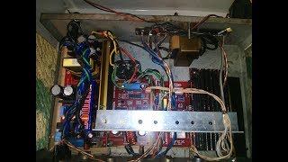 APEX AX11MK2 VS CLASS D200 PSU SMPS WIMOG 45VDC INSAN BIASA [upl. by Ehttam172]