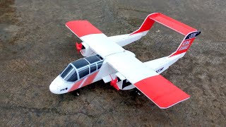 How to make RC plane mini OV10 Bronco using simple and cheap material  200 RIBUAN [upl. by Tolman]