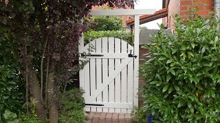 DIY How to build a garden gate  Gartentor selbst bauen [upl. by Ross]