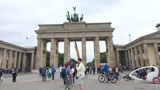 Historical Brandenburg Gate in Berlin historicalplaces germany [upl. by Atinot]