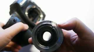 How To Attach A Nikon Lens To A Canon DSLR Using One Of Our Lens Adapters [upl. by Temp]