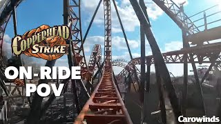 Copperhead Strike Official OnRide POV [upl. by Atinet]