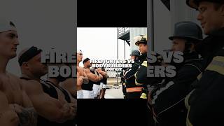 FIREFIGHTERS VS BODYBUILDERS 💀PT2 gym gymedit bodybuilder [upl. by Peirce]