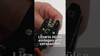 Stecker für die PVVerkabelung Crimpen  BauderSHORTS pv verkabelung flachdach [upl. by Iraam570]