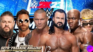 WWE 2K23 Mens Elimination Chamber Match  AI Predicted 12 [upl. by Grae]