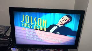 Opening to Jolson Sings Again 2003 DVD [upl. by Samaj]