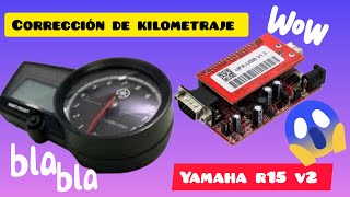 corrección de kilómetros Yamaha R15 [upl. by Terb955]