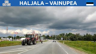 Driving in Estonia A road to the sea from Haljala to Vainupea 4K [upl. by Felipe947]