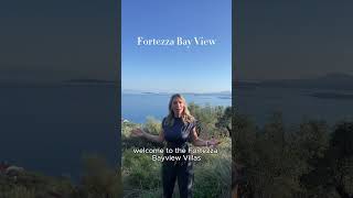 Fortezza Bay View  Corfu Greece  from € 435000dreamvilla corfu island [upl. by Kciremed]