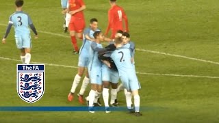 Manchester City U18 31 Liverpool U18 201617 FA Youth Cup R4  Goals amp Highlights [upl. by Dazhehs629]