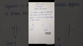 Parallel plate capacitor byviveksir physics electrostatics ncerttheory [upl. by Freemon]