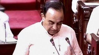 Subramanian Swamy drags Sonias name in Augusta deal house adjourned [upl. by Halivah]