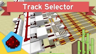 Minecart Track Selector Using Comparators [upl. by Benisch]