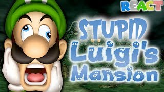 LUIGIKID REACTS TO STUPID LUIGIS MANSION by SMG4 [upl. by Weywadt]