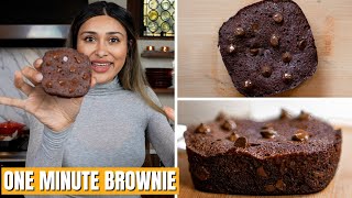 EASY One Minute Low Carb KETO BROWNIE [upl. by Nolubez]