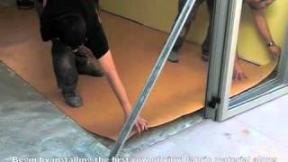 How to Install Linoleum Flooring [upl. by Joashus]