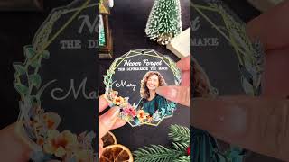 Never Forget The Difference You Make  Personalized Acrylic Photo Ornament [upl. by Ennovyhs]