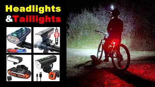 🚴 9 Bike Light Sets from Amazon  WSDCAM BrightRoad Ascher BLITZU ACRUNU Victagen Bicycle Light [upl. by Denice]