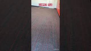 Carpet tile installation 🔥 [upl. by Best]