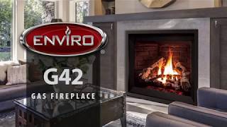 G42 Gas Fireplace Burn Example [upl. by Adis]