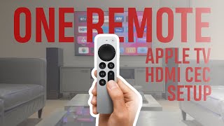 Control Volume amp Power Using Your Apple TV 4K Remote A Guide to Setting up HDMI CEC with Apple TV [upl. by Essam]