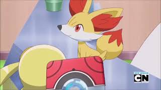 Fennekin Pokédex entry Pokemon XYZ [upl. by Onfre]