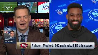 Raheem Mostert explains his surfing touchdown celebration [upl. by Rubenstein]