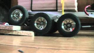 Tamiya Scania T580 small testdrive [upl. by Ellehsyt]